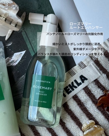 ローズマリー スカルプ スクラブ/AROMATICA/ヘッドスクラブを使ったクチコミ(5枚目)