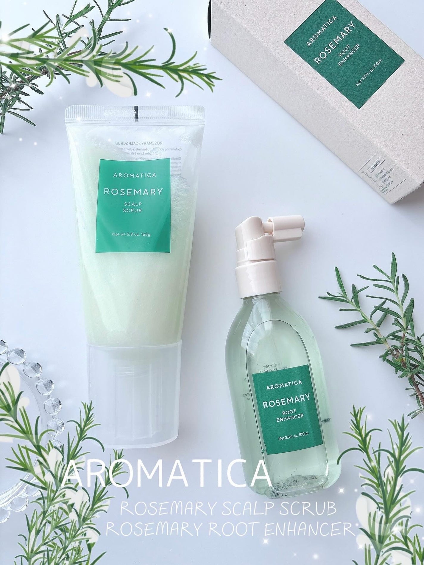 ローズマリー スカルプ スクラブ/AROMATICA/ヘッドスクラブを使ったクチコミ(1枚目)