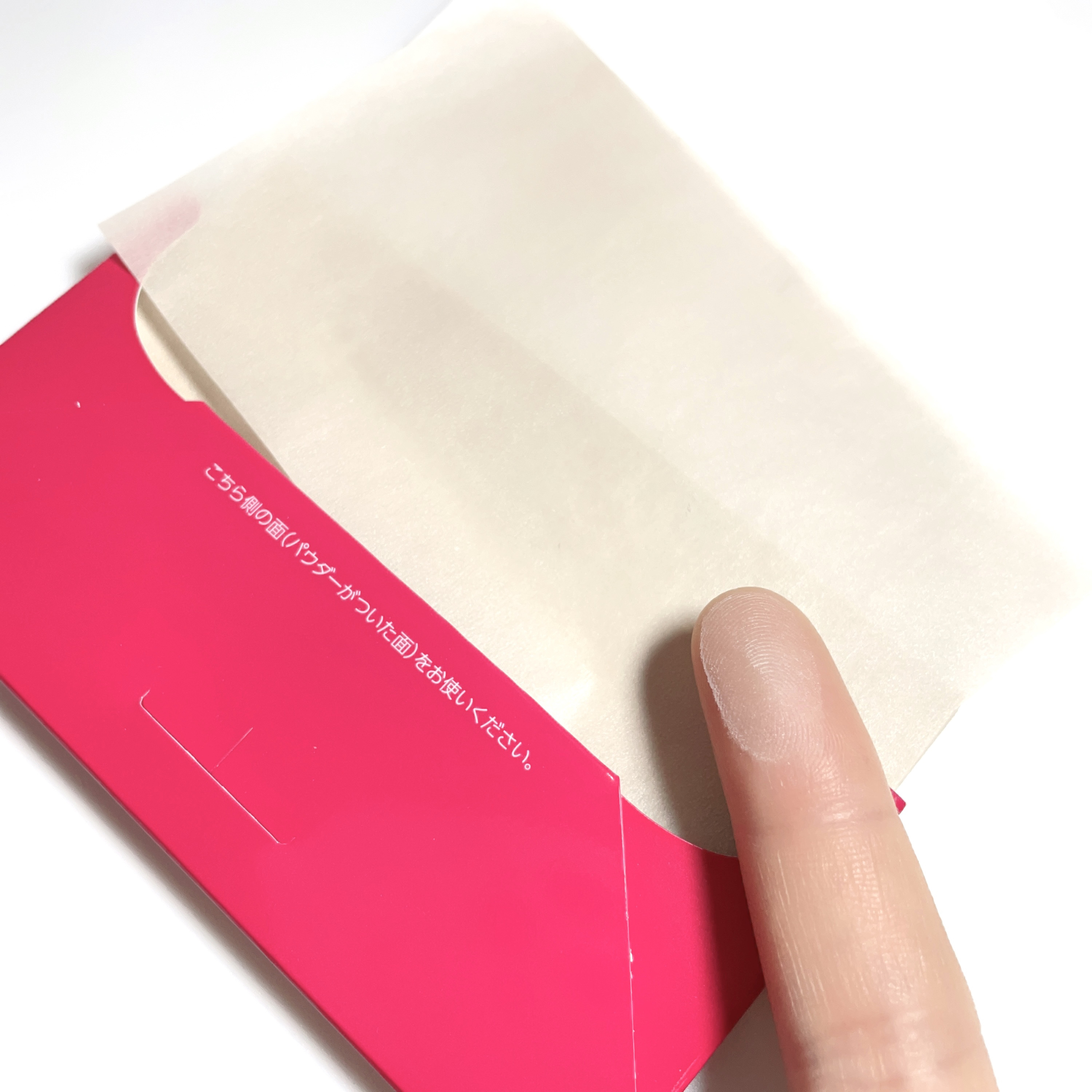 メイク キープ オイルブロック 紙パウダー/コーセーコスメニエンス/あぶらとり紙を使ったクチコミ（2枚目）