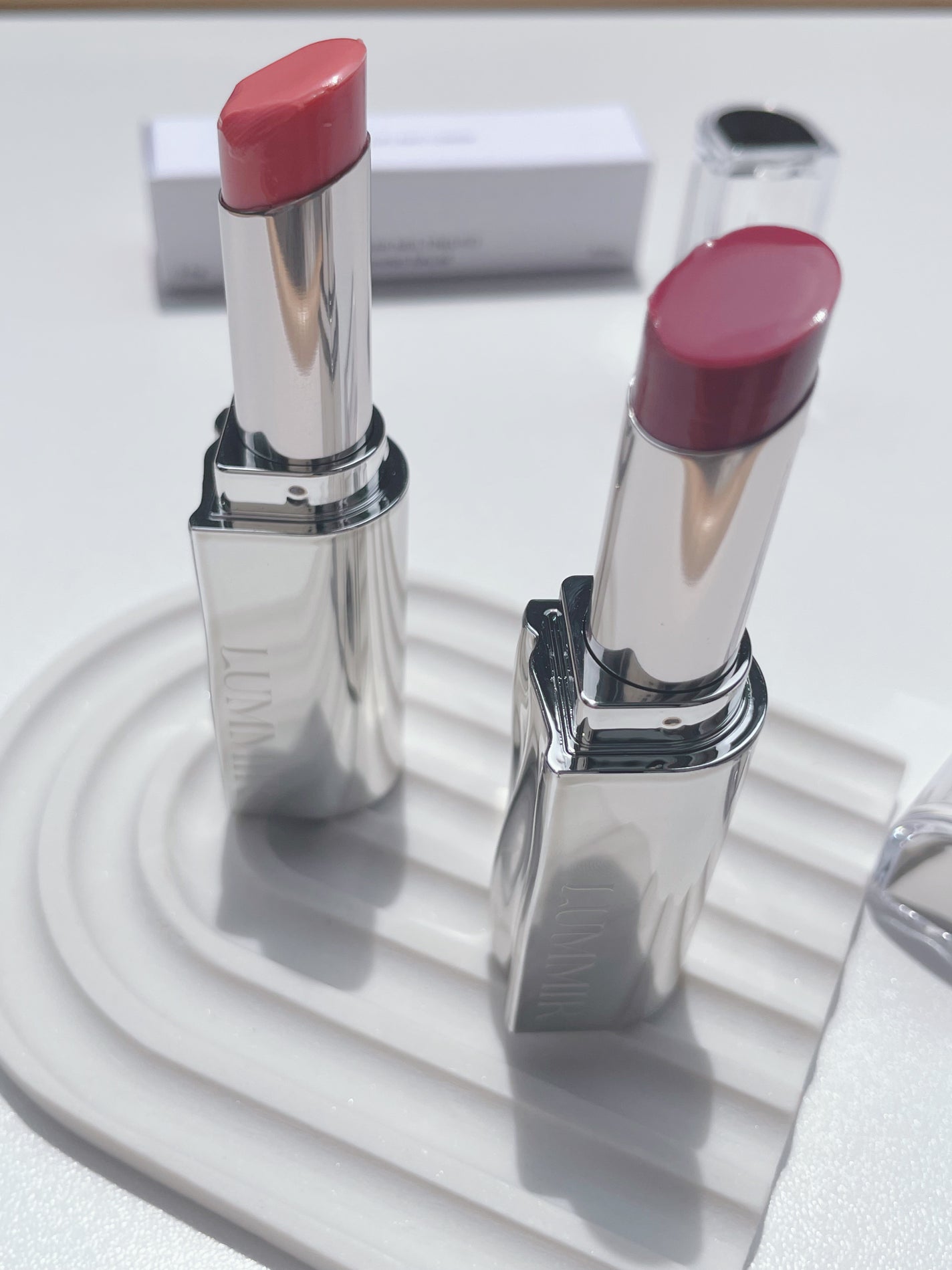 MELTING FIT SHINE BALM/Lummir/口紅を使ったクチコミ(6枚目)