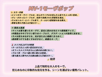 ケイト ポッピングシルエットシャドウ/KATE/アイシャドウパレットを使ったクチコミ(7枚目)