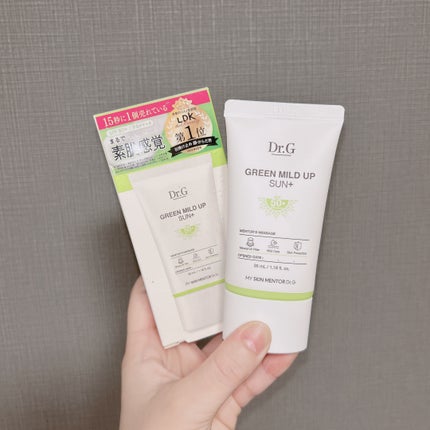 グリーンマイルドアップサンプラス 35ml/Dr.G/日焼け止めクリームの画像