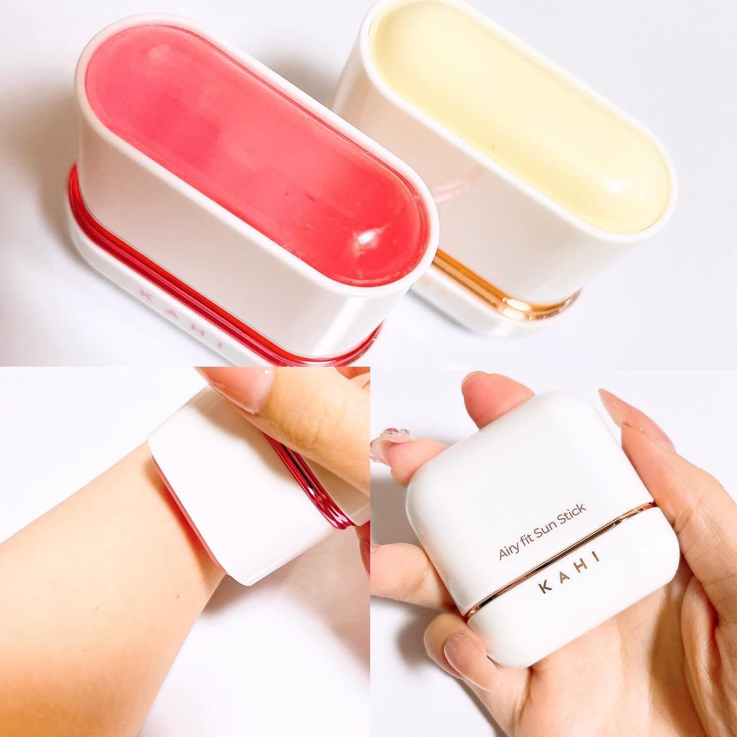 ベルベットグロウ サンスティック /KAHI/日焼け止めスティックを使ったクチコミ（3枚目）