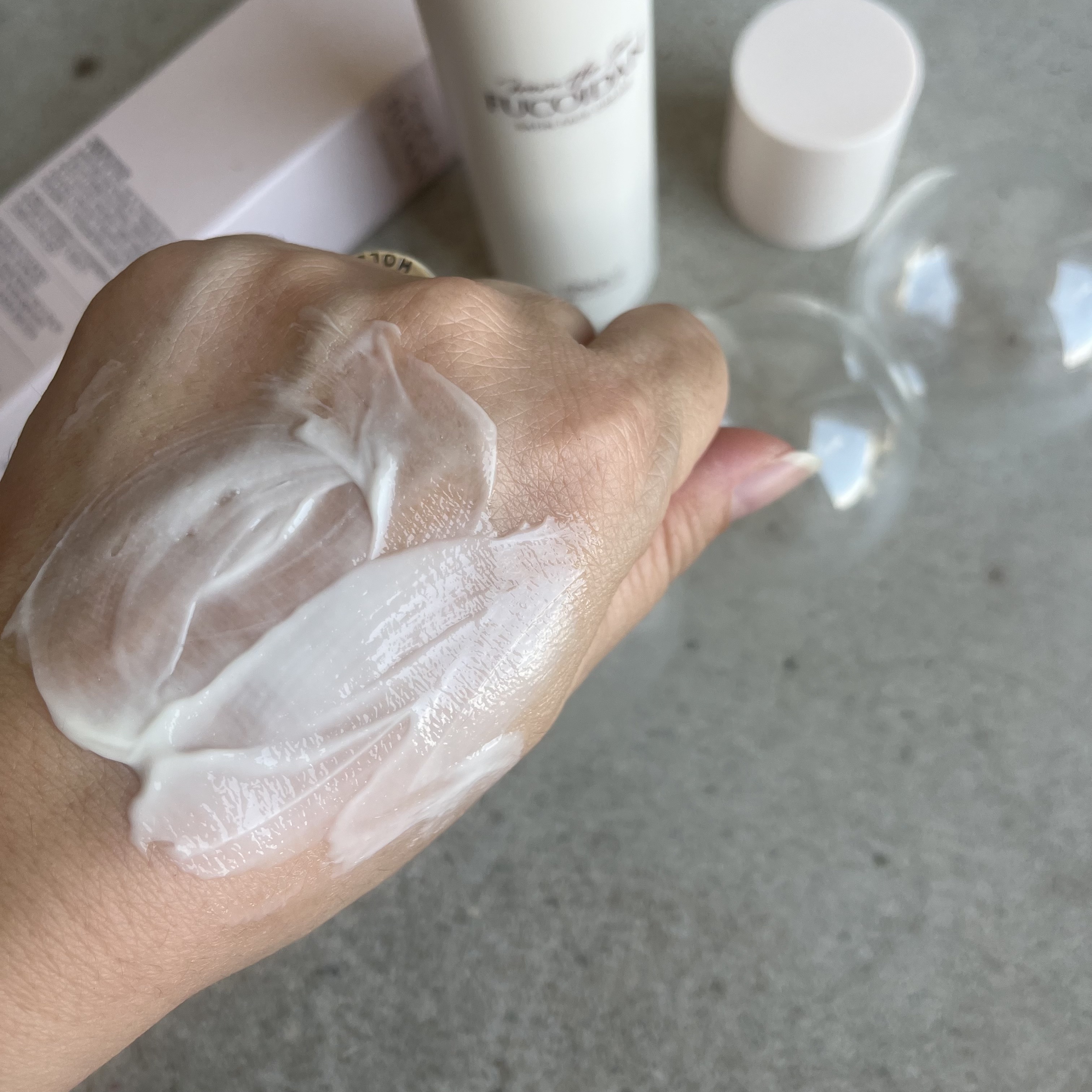 フコイダンサテンフェイスクリーム/ONUL31/フェイスクリームを使ったクチコミ（3枚目）