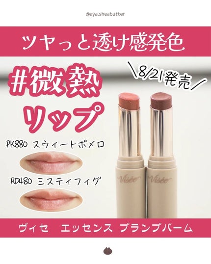 エッセンス プランプバーム/Visée/リッププランパーを使ったクチコミ(1枚目)