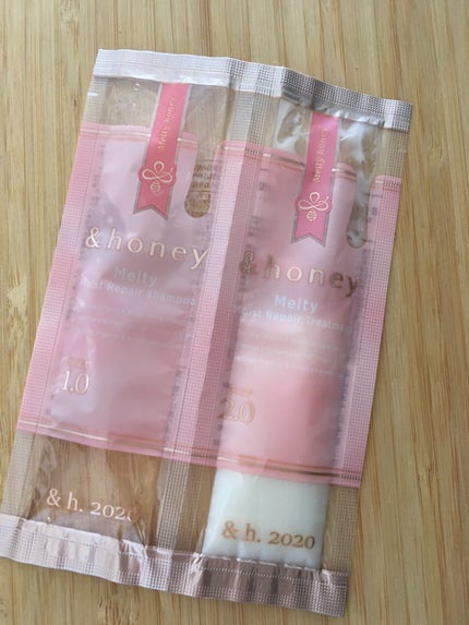 &honey Melty モイストリペア シャンプー1.0/モイストリペア ヘアトリートメント2.0/&honey/市販シャンプーを使ったクチコミ(1枚目)