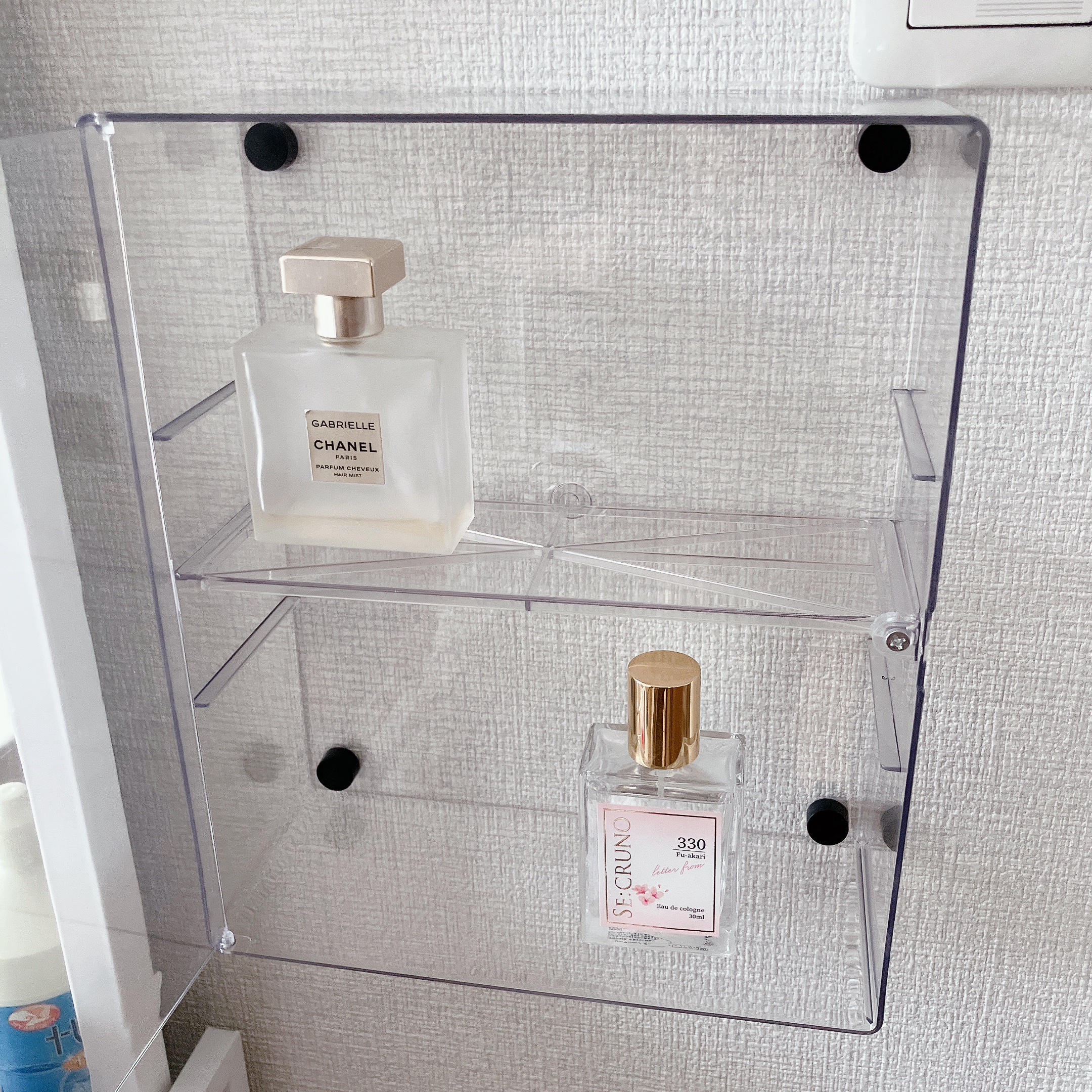 壁にも付けられる ディスプレイケース（3段）/DAISO/その他を使ったクチコミ（1枚目）