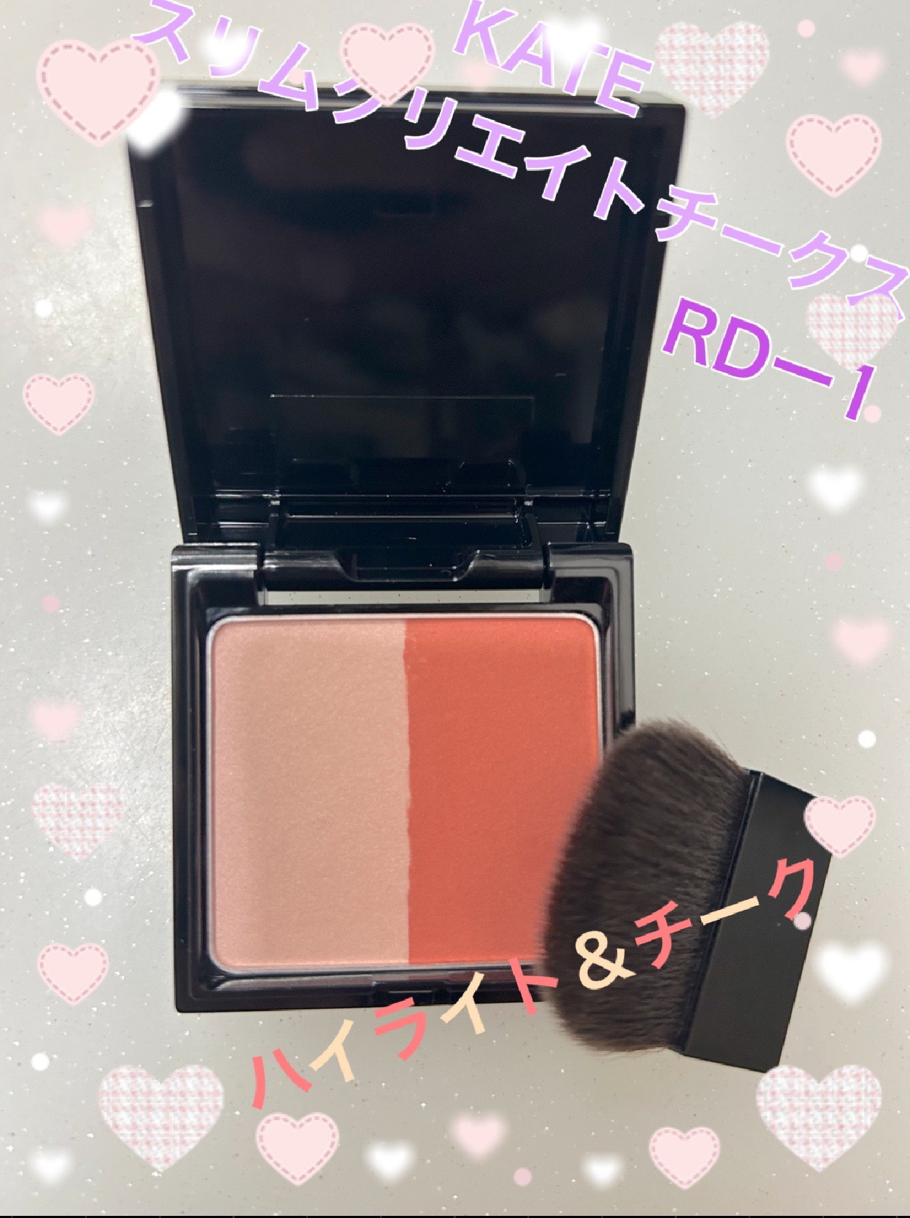 スリムクリエイトチークス RD-1/KATE/パウダーチークを使ったクチコミ（1枚目）