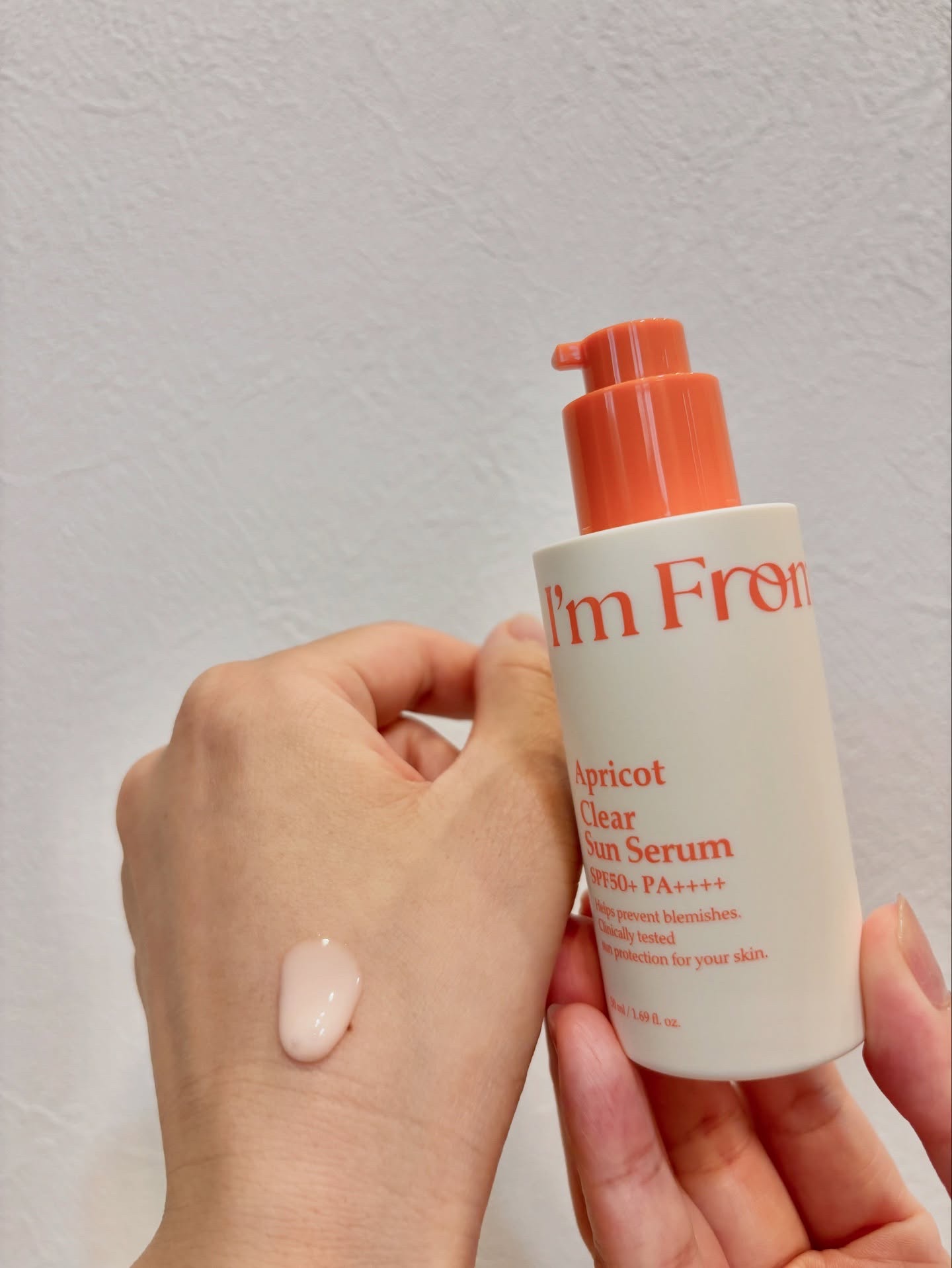 アプリコットクリアサンセラム/I&#39;m from/日焼け止めローションを使ったクチコミ（3枚目）