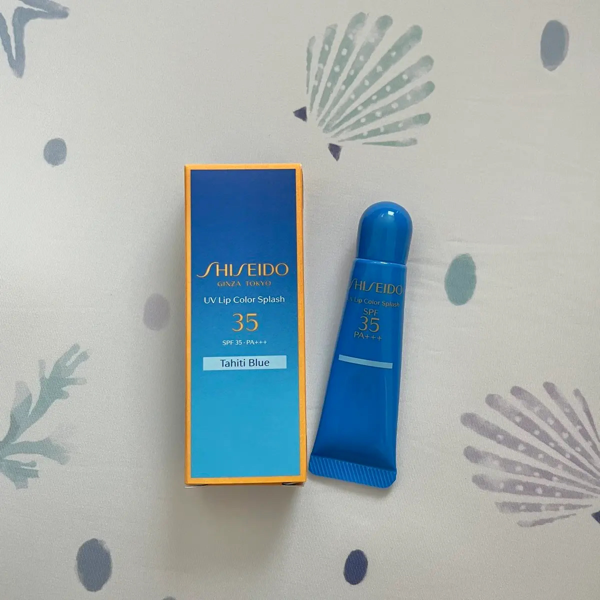 サンケア ＵＶリップカラースプラッシュ タヒチブルー/SHISEIDO/リップグロスを使ったクチコミ（1枚目）