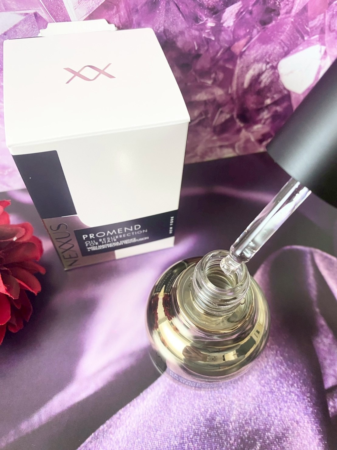 ネクサス プロメンド オイルリザレクション ヘアオイル/NEXXUS(ネクサス)/ヘアオイルを使ったクチコミ（2枚目）