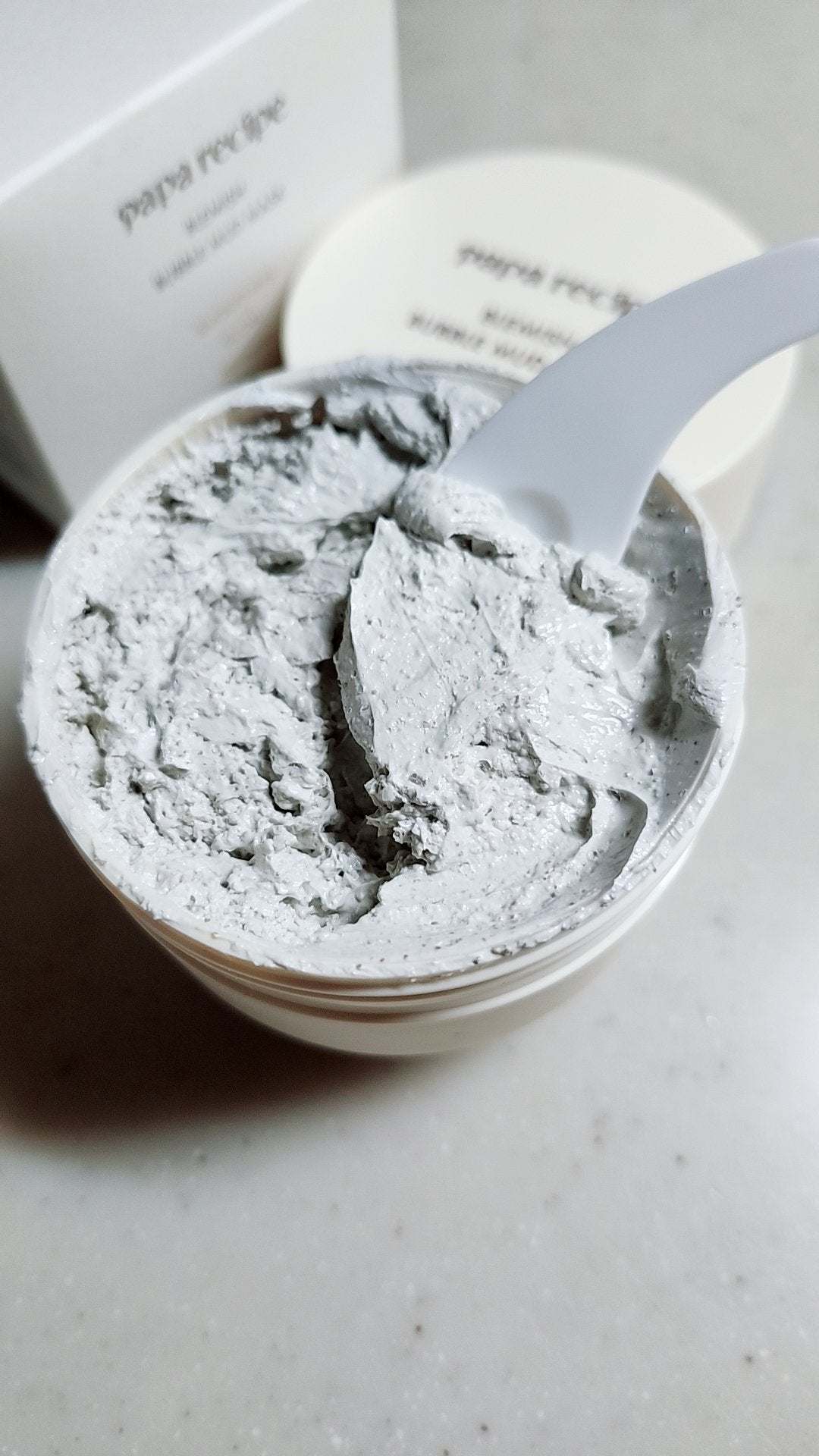 ブレミッシュバブルマッドマスク/PAPA RECIPE/スクラブ・ゴマージュを使ったクチコミ(2枚目)