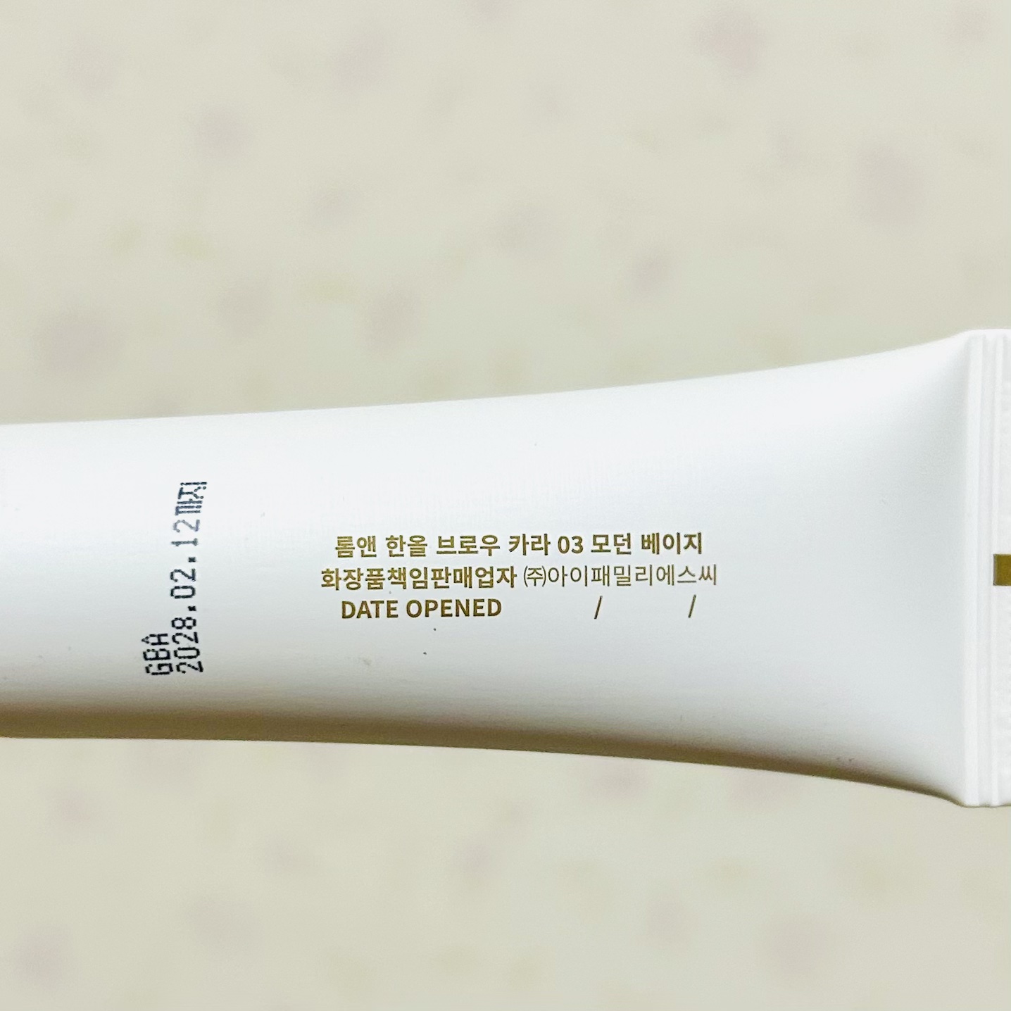 ハンオールブロウカラ/rom&nd/眉マスカラを使ったクチコミ（2枚目）