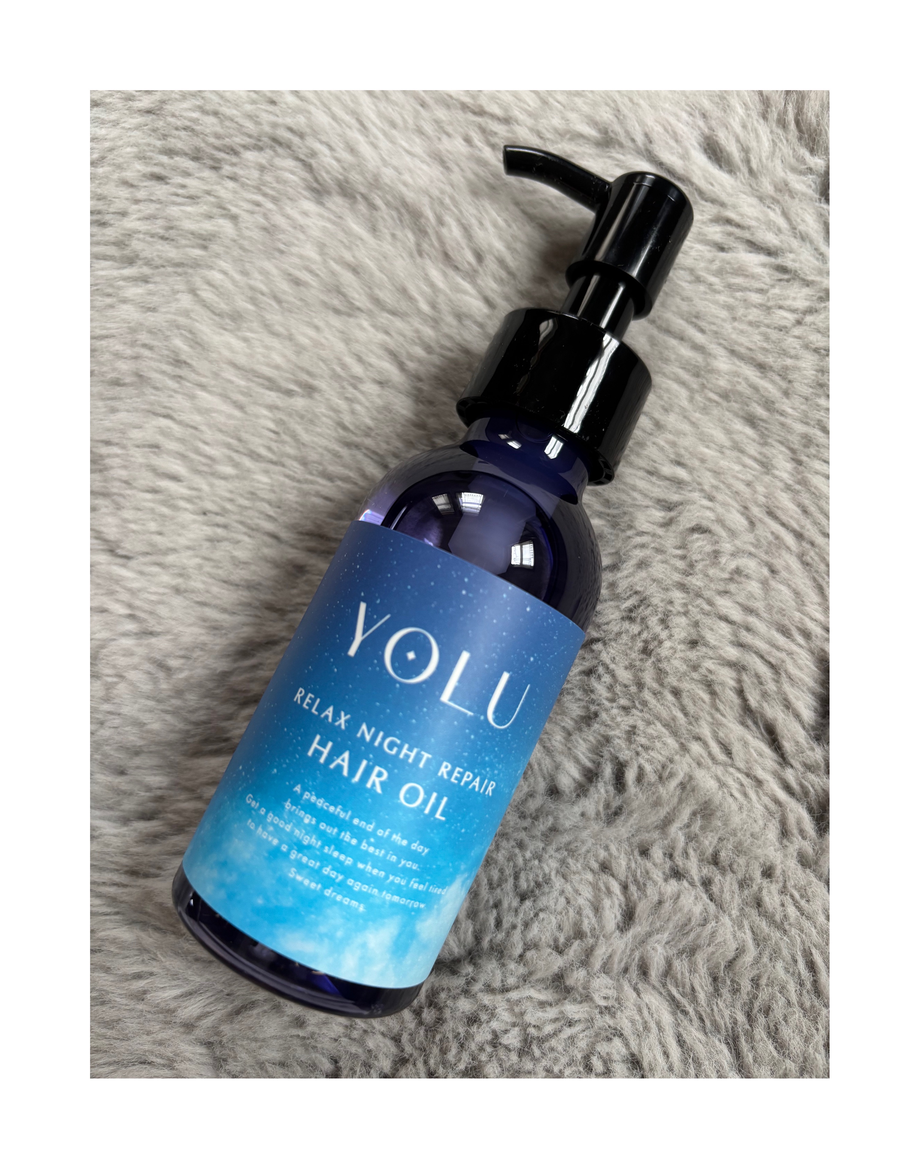 リラックスナイトリペアヘアオイル/YOLU/ヘアオイルを使ったクチコミ（1枚目）