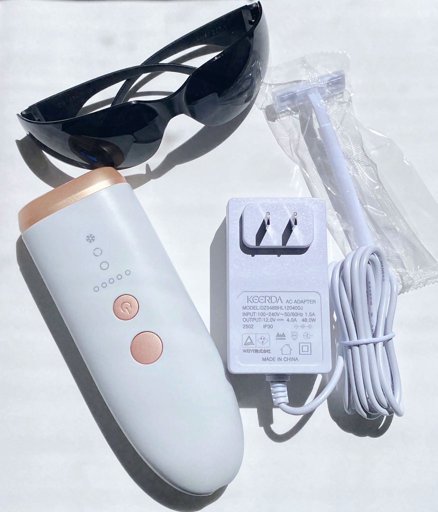 IPL 冷感光脱毛器/YUNDOO/ボディケア美容家電を使ったクチコミ（3枚目）