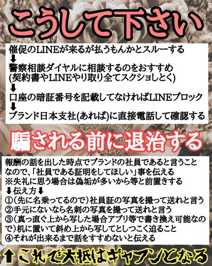 ロリィタ民❤サトミ❣️フォロバ️100 on LIPS 「私が実際に騙された話🤣この手の詐欺がインフルエンサー向けにとて..」(5枚目)