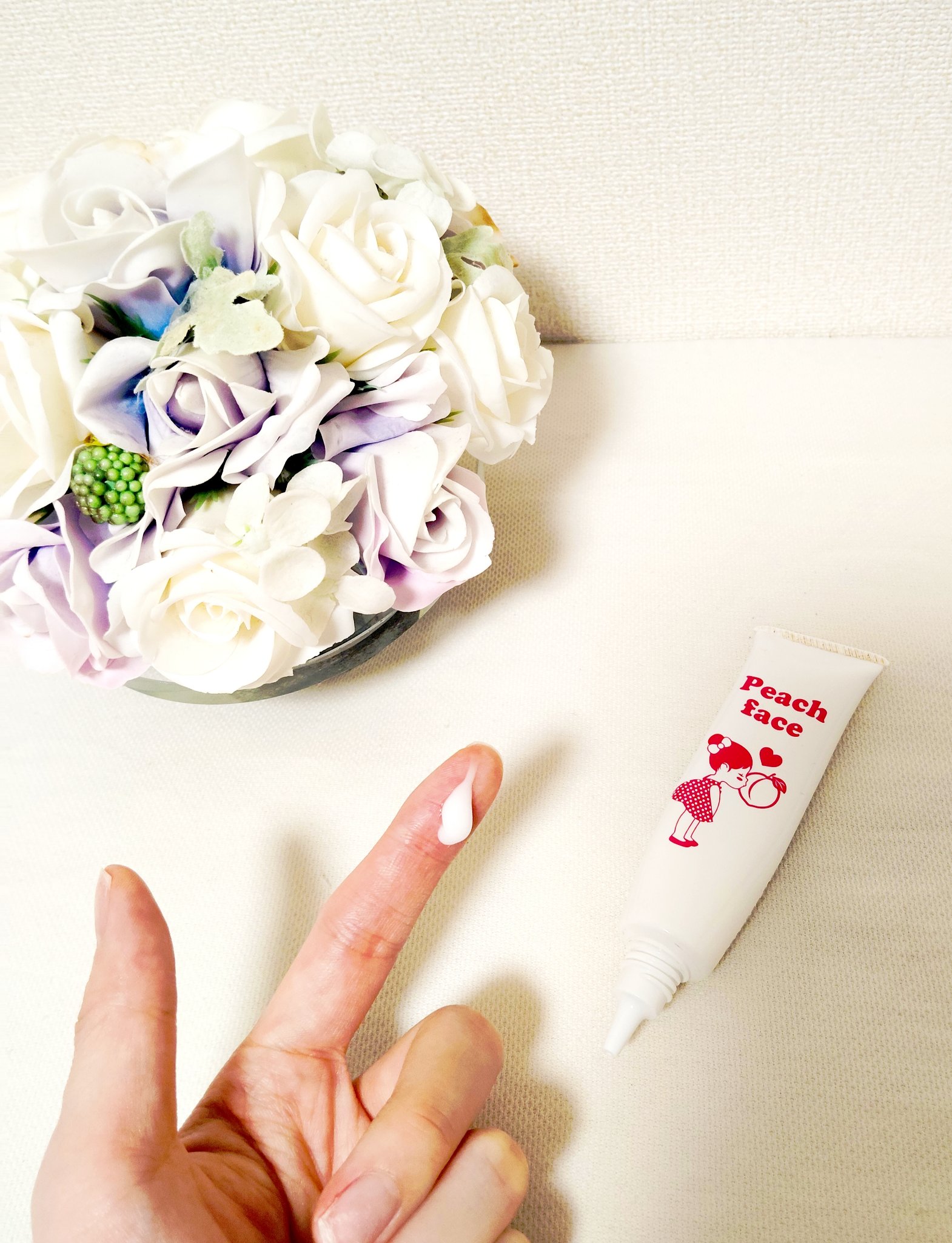 Peach face/キレイShop/フェイスクリームを使ったクチコミ（3枚目）