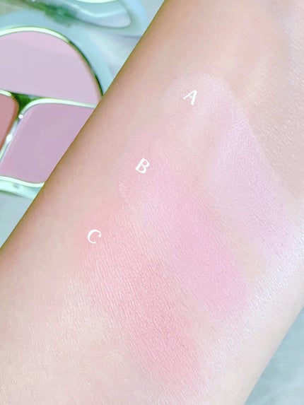 TIMAGE 3色チークパレット/TIMAGE/パウダーチークを使ったクチコミ(4枚目)