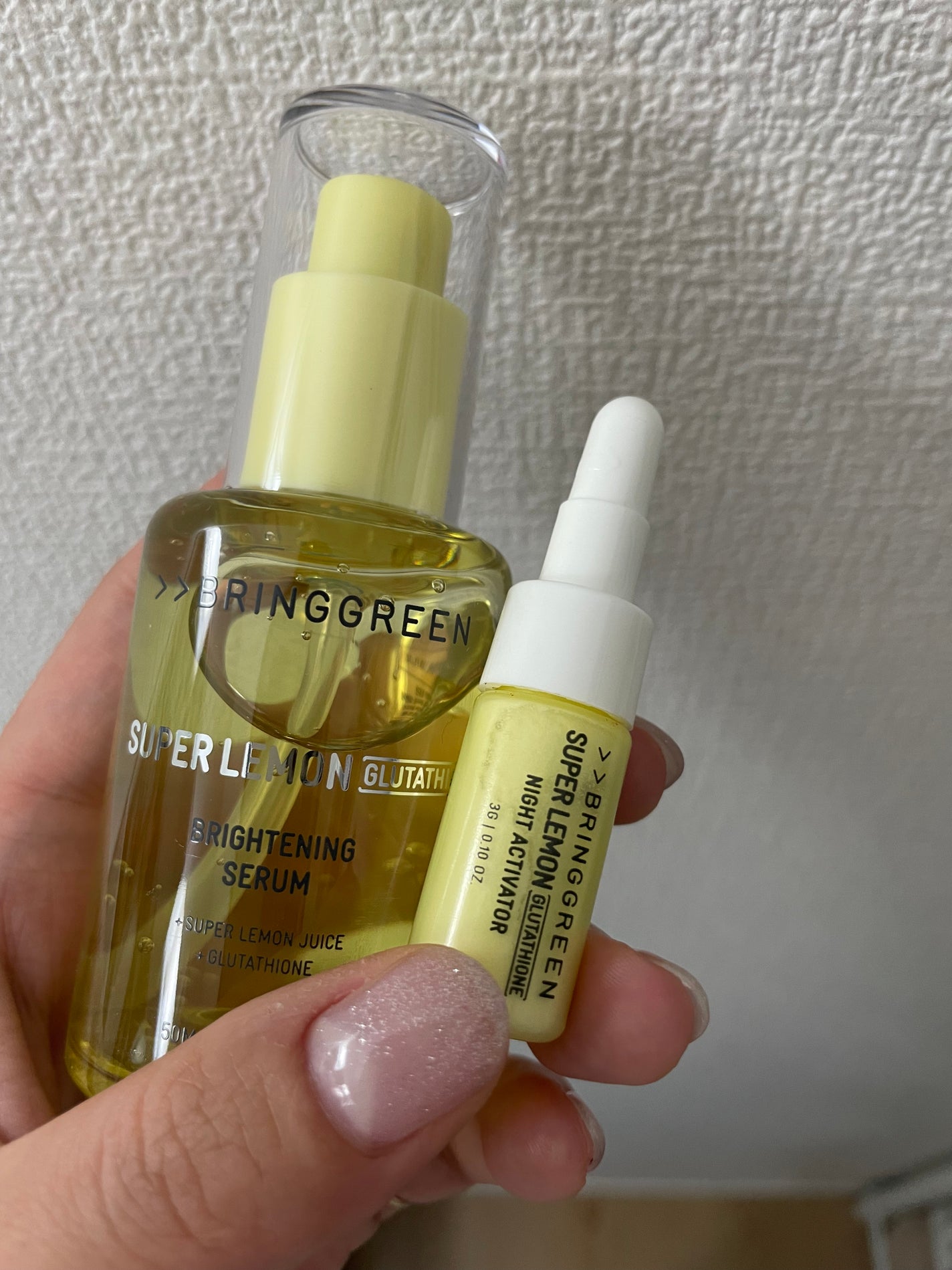 スーパーレモングルタチオンセラム50ml/BRING GREEN/美容液を使ったクチコミ(2枚目)