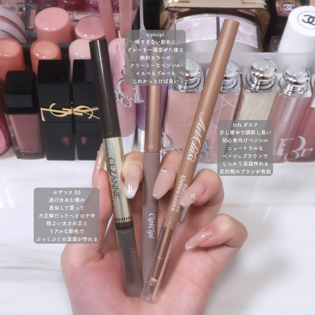 ブラシ付きアイブロウ繰り出し/CEZANNE/アイブロウペンシルを使ったクチコミ(1枚目)