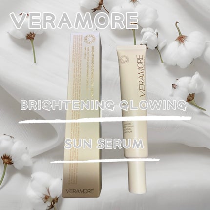 VERAMORE BRIGHTENING GLOWING SUN SERUM/VERAMORE/日焼け止めローションを使ったクチコミ(1枚目)