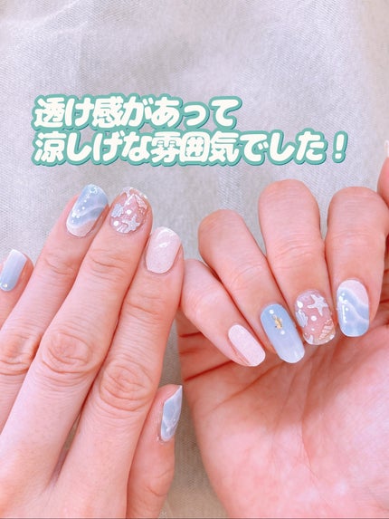 オーバルネイルシール/DAISO/ネイルシールを使ったクチコミ(6枚目)