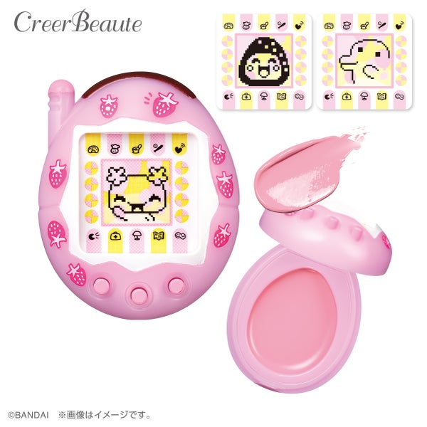懐かしのたまごっちが手の中に!「たまごっちカスタム!!リップ&チーク」が登場。の画像