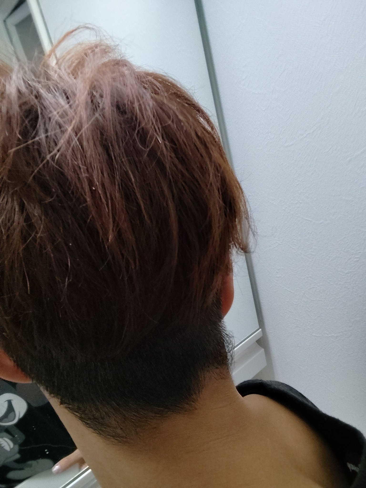 カラージェニック ミルキーヘアカラー (ちらっと白髪用)/サイオス/ヘアカラーを使ったクチコミ（3枚目）