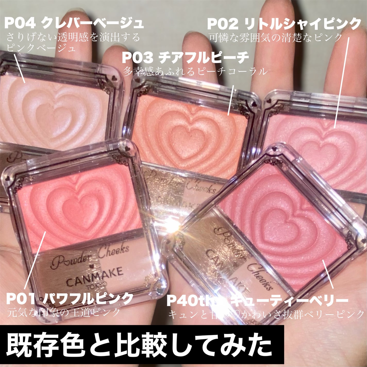 パウダーチークス/キャンメイク/パウダーチークを使ったクチコミ(5枚目)