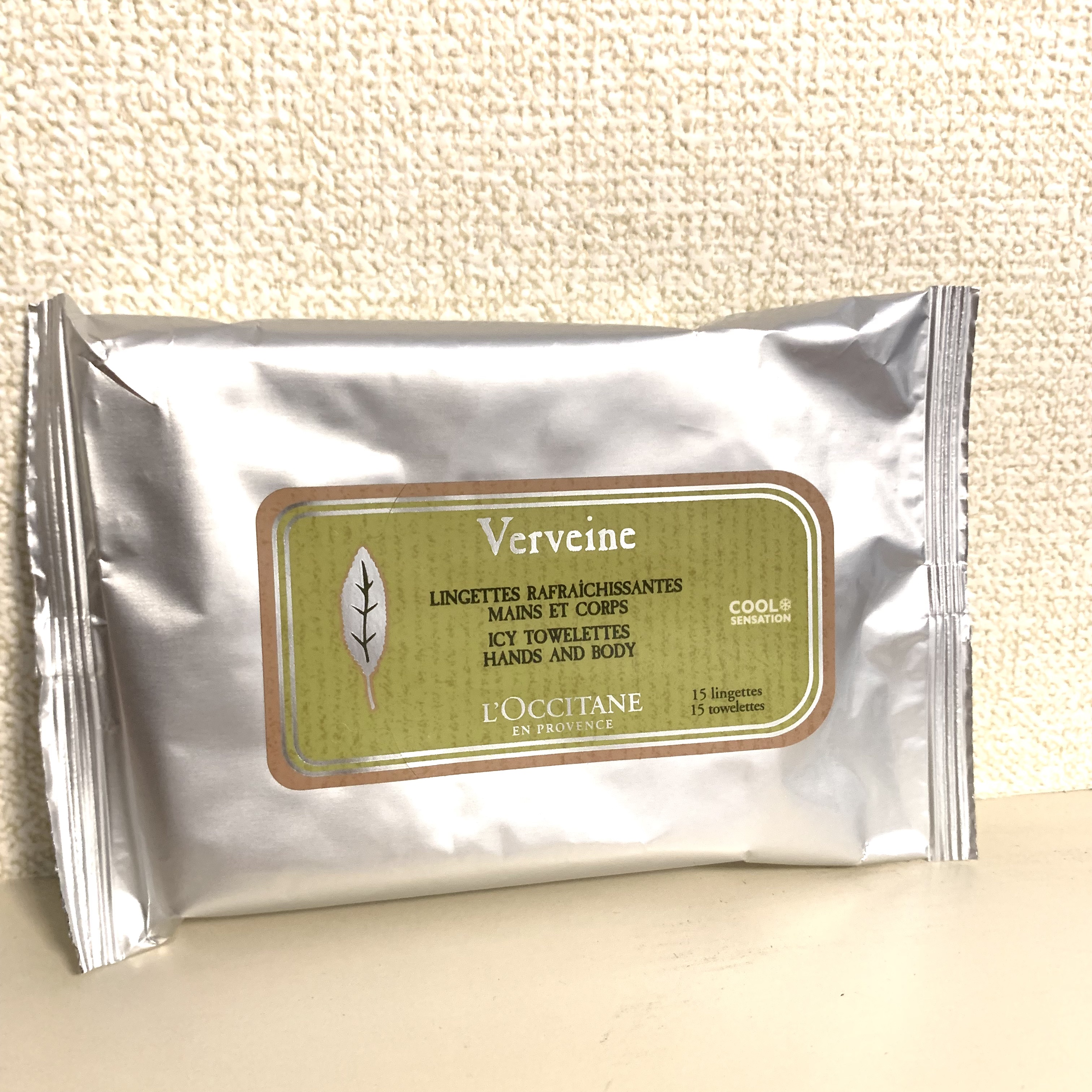 ヴァーベナ アイシータオレッツ/L'OCCITANE/ボディシートを使ったクチコミ（1枚目）