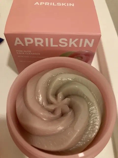 ピンクアロエメレンゲクレンザー/APRILSKIN/その他洗顔料を使ったクチコミ(1枚目)