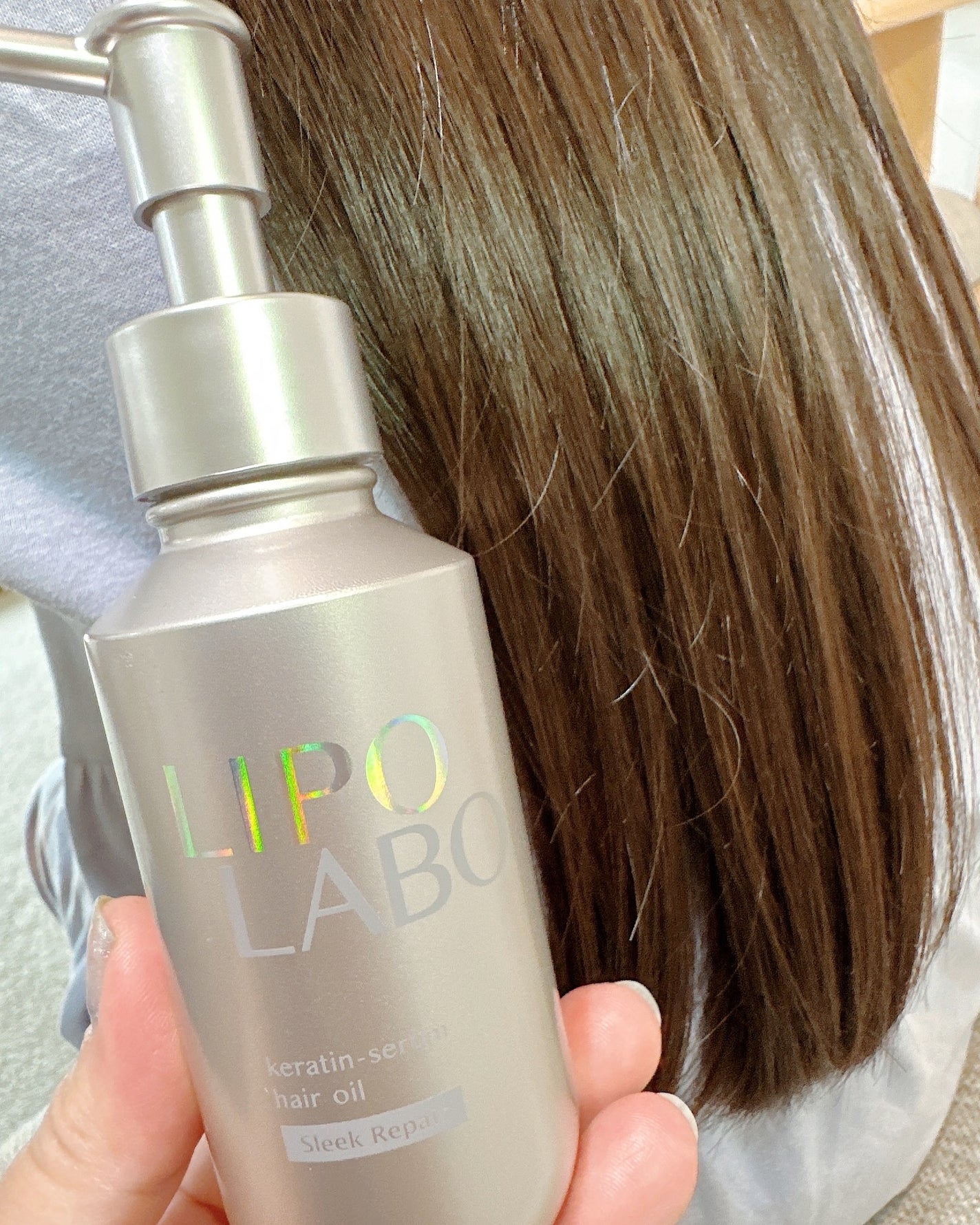 リポ ラボ ケラチンセラム ジェルモイスト シャンプー /トリートメントスリークリペア*/LIPO LABO/市販シャンプーを使ったクチコミ(10枚目)