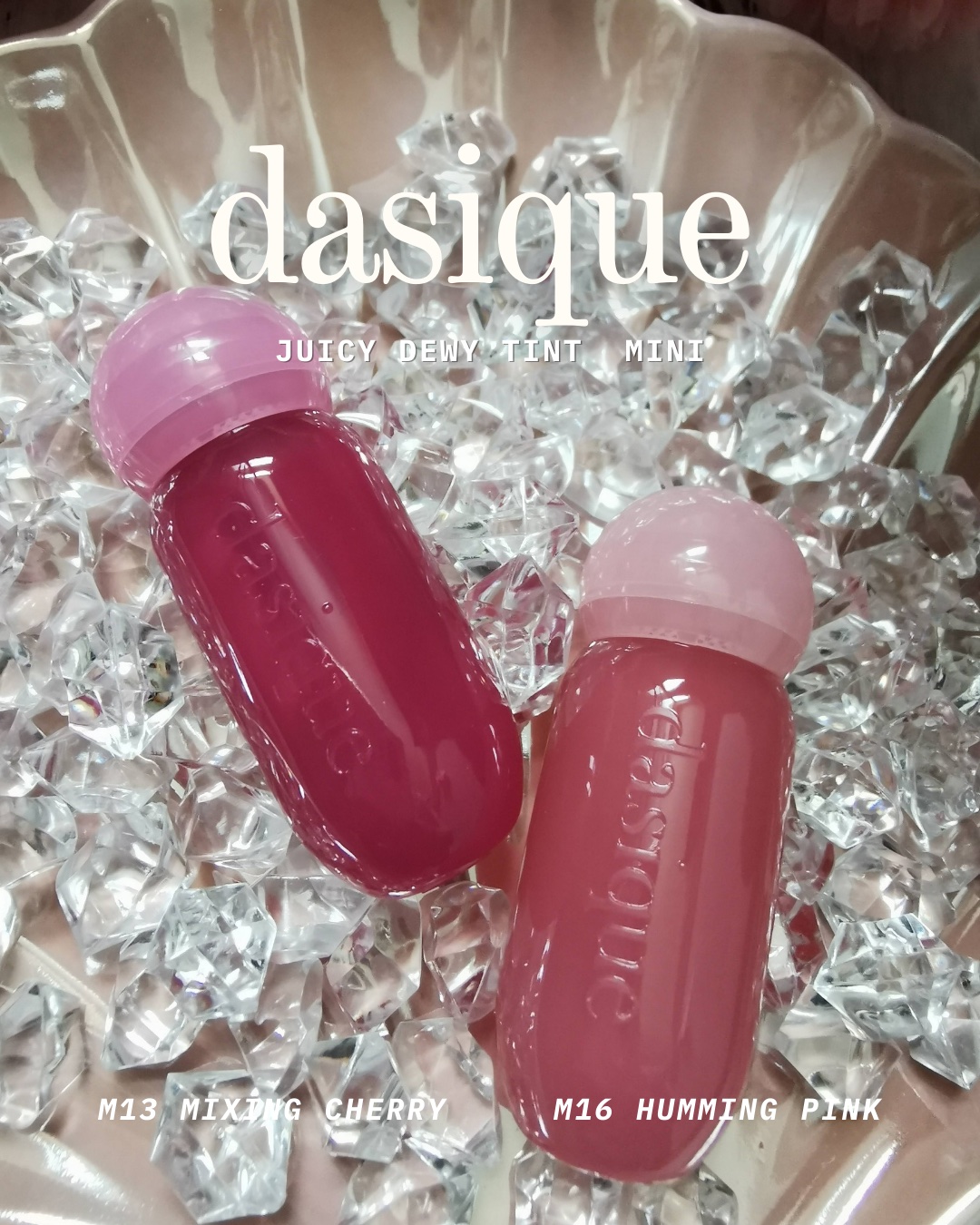 ジューシーデューイグロウティント/dasique/リップティントを使ったクチコミ（2枚目）