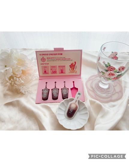 飲める美容ピンクDIYドリンク ピンクポーション ゼロカロリー・冬虫夏草/PINK POTION /美容ドリンクを使ったクチコミ(1枚目)