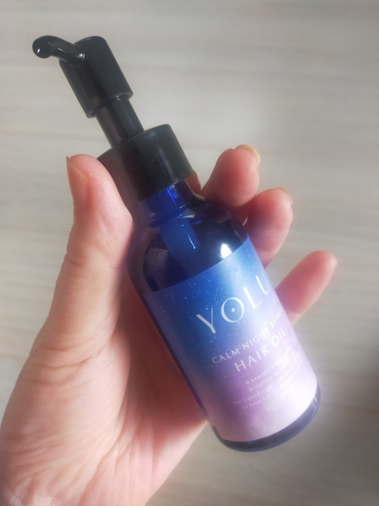 ヨル　カームナイトリペアヘアオイル/YOLU/ヘアオイルを使ったクチコミ（2枚目）