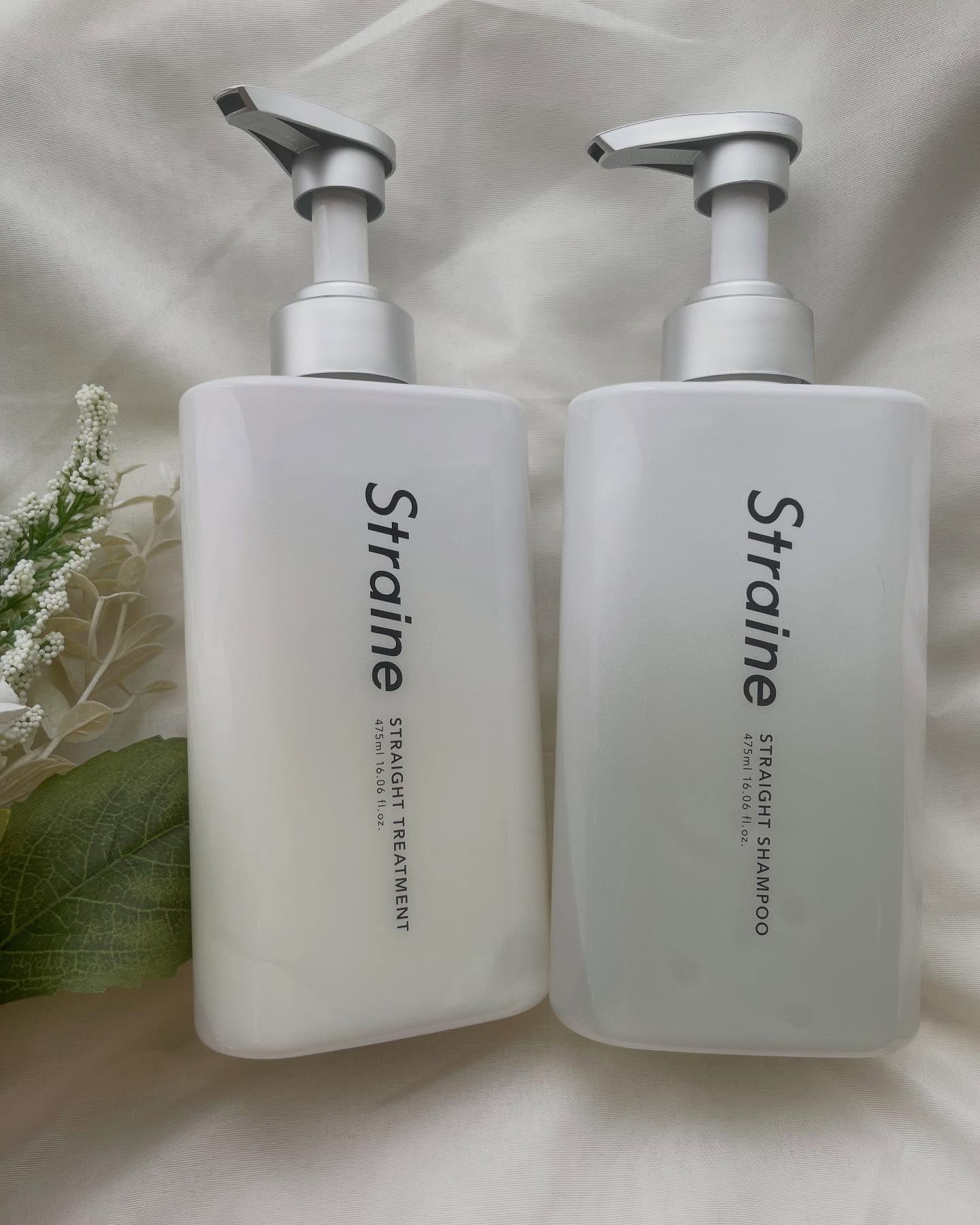 ストレートシャンプー/ストレートトリートメント ホワイトブロッサムの香り/Straine/市販シャンプーを使ったクチコミ（1枚目）