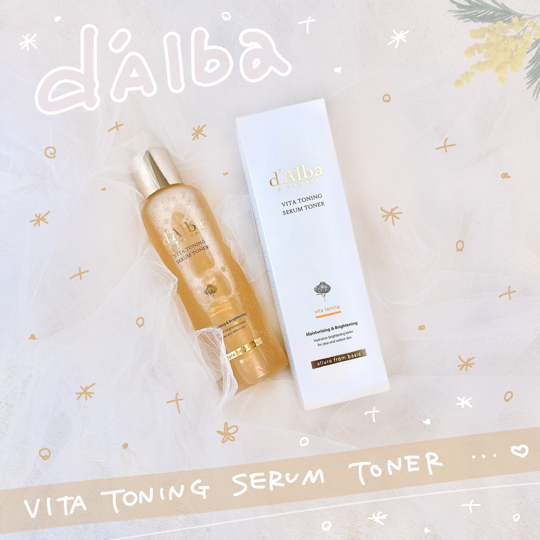 ビタトーニングセラムトナー/ダルバ/化粧水を使ったクチコミ（1枚目）