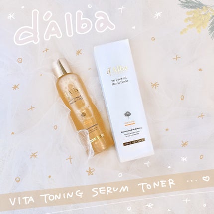 ビタトーニングセラムトナー/ダルバ/化粧水を使ったクチコミ(1枚目)