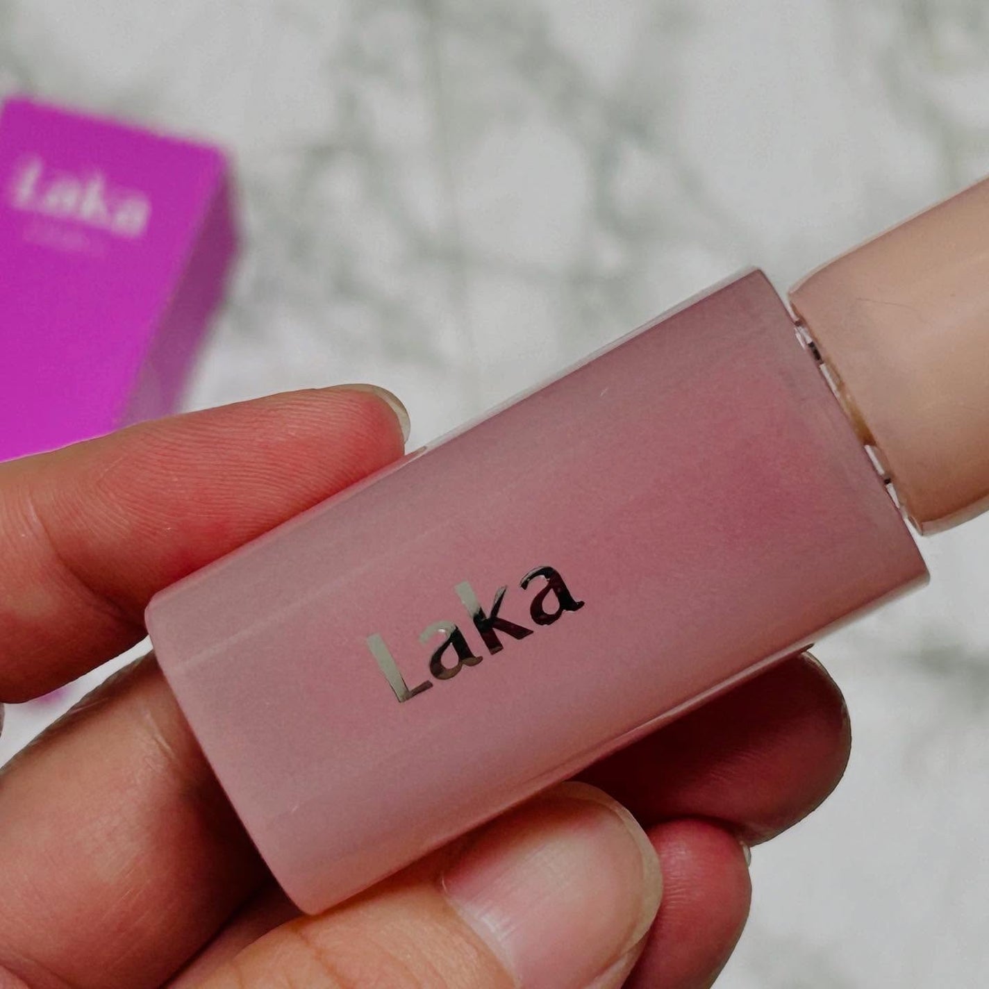 ポッピングバルーンティント/Laka/リップティントを使ったクチコミ(5枚目)