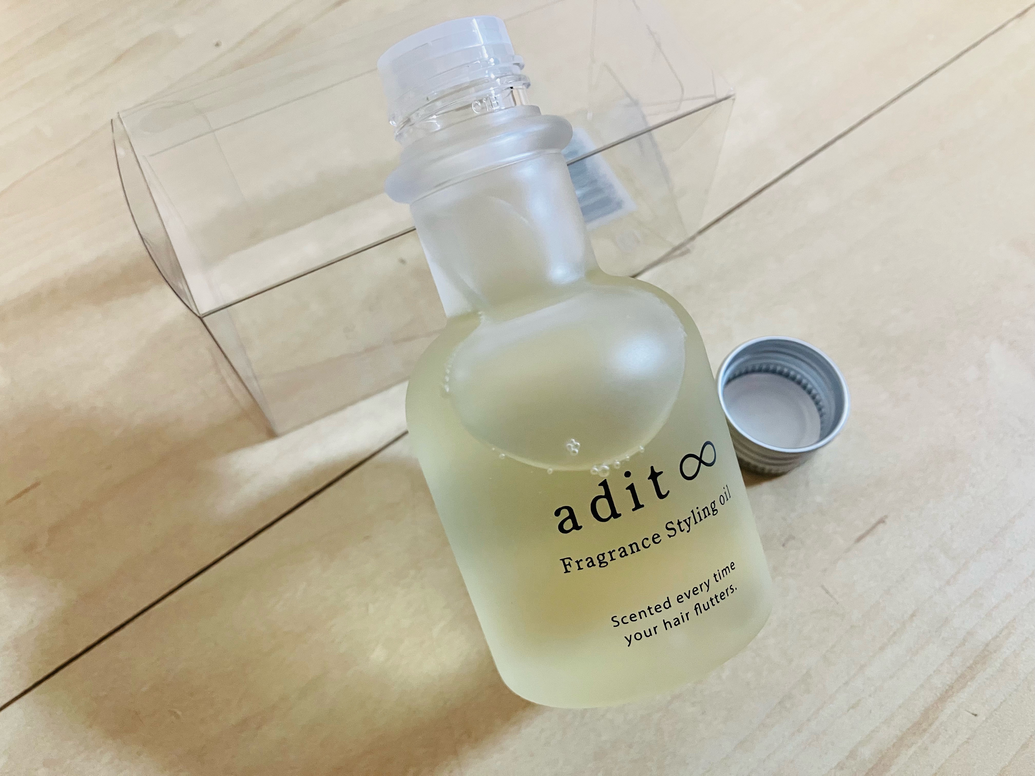 フレグランス スタイリングオイル/adit∞/ヘアオイルを使ったクチコミ（1枚目）