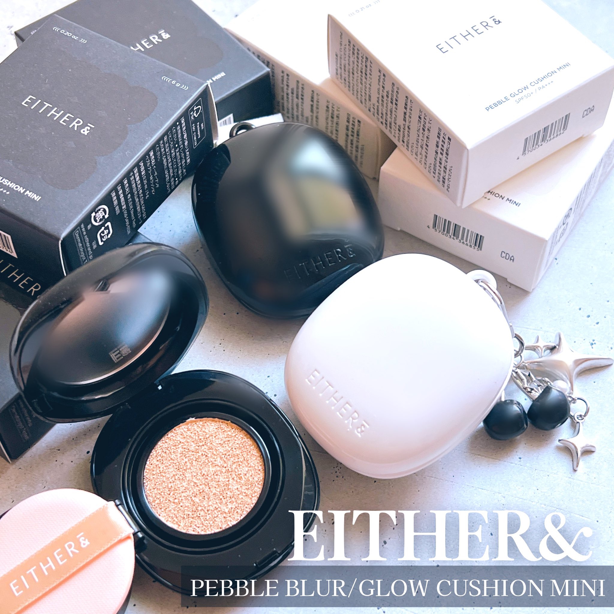 プベルグロウクッション ミニ/EITHER＆/クッションファンデーションを使ったクチコミ（1枚目）