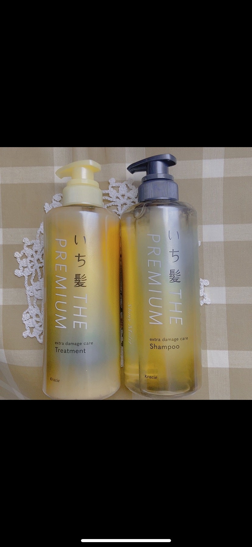 THE PREMIUM エクストラダメージケアシャンプー/トリートメント(シャイニーモイスト)/いち髪/市販シャンプーを使ったクチコミ(1枚目)