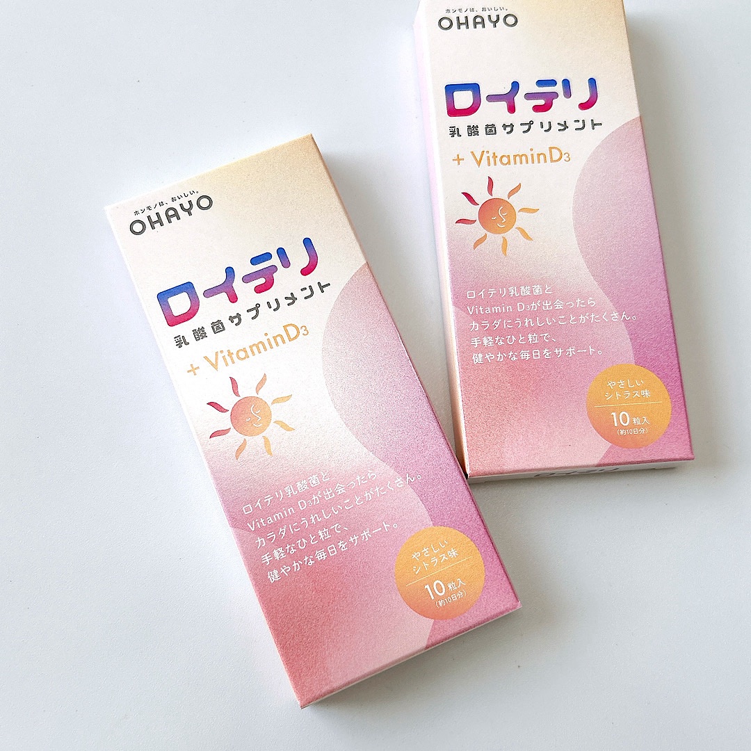ロイテリ 乳酸菌サプリメント＋VitaminD3/オハヨー乳業/健康サプリメントを使ったクチコミ（1枚目）