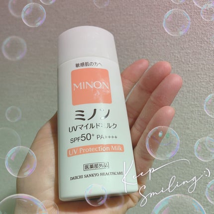 ミノンUVマイルドミルク/ミノン/日焼け止めミルクを使ったクチコミ(1枚目)