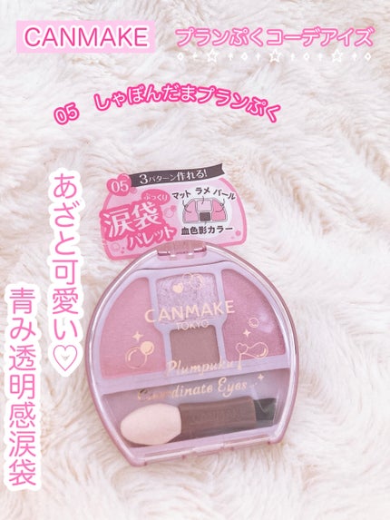 プランぷくコーデアイズ/キャンメイク/パウダーアイシャドウを使ったクチコミ(1枚目)
