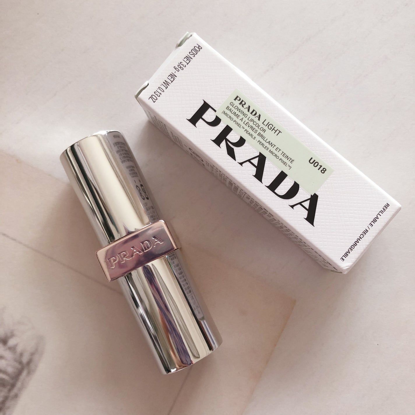 プラダ ライト グローイング リップバーム/PRADA BEAUTY/リップバームを使ったクチコミ(1枚目)