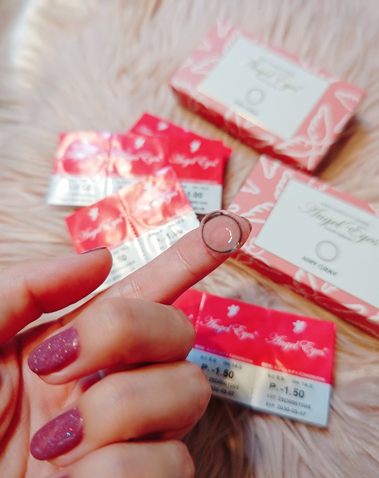 エンジェルアイズツーウィークUVM/Angel Eyes/カラーコンタクトレンズを使ったクチコミ（3枚目）