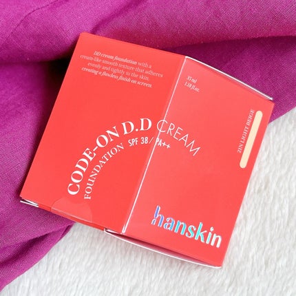 CODEON DDクリームファンデーション/ハンスキン/クリーム・エマルジョンファンデーションを使ったクチコミ(7枚目)