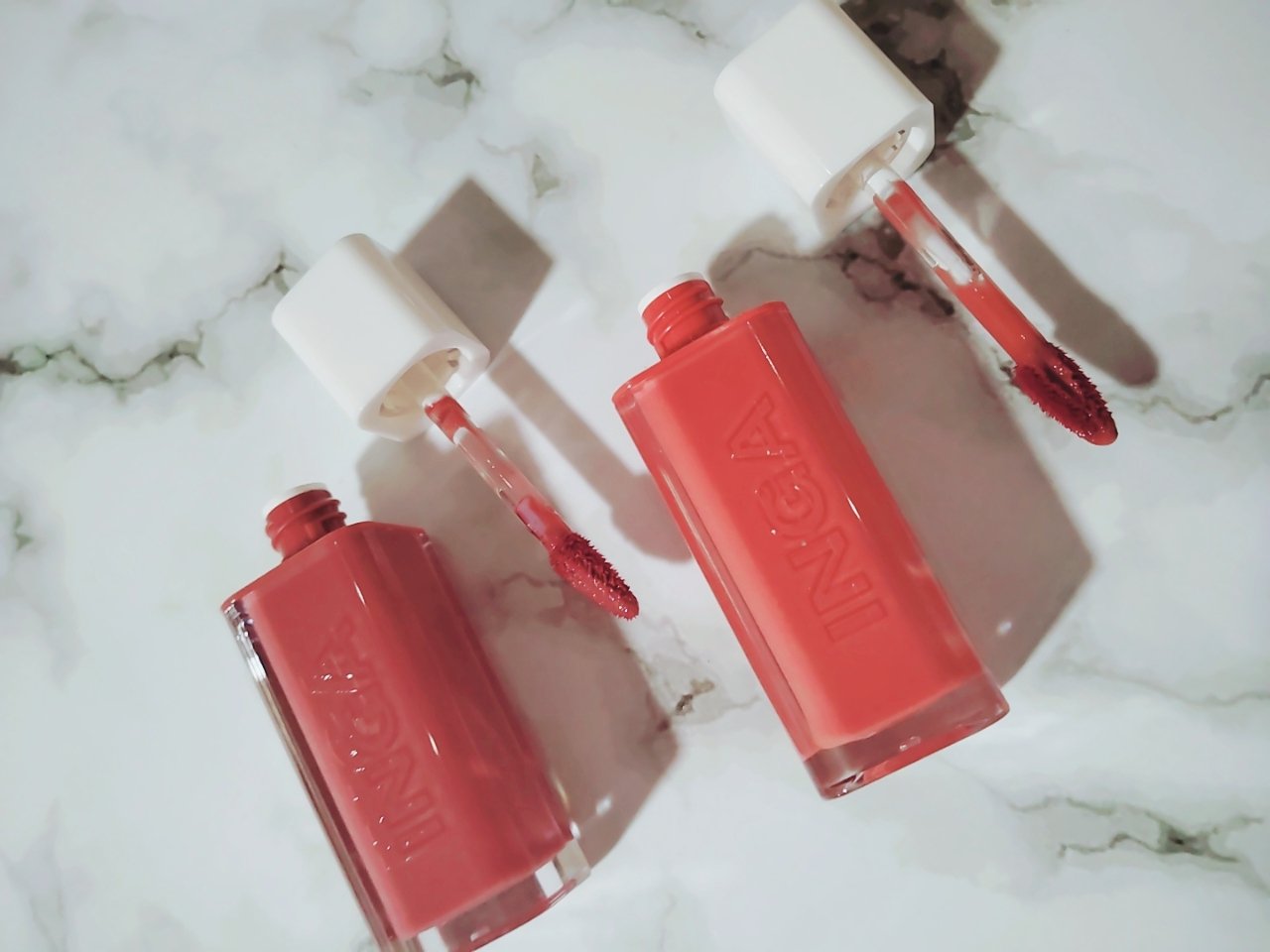 ウォーターグローリップティント 08 フロー（Flow）/INGA/リップティントを使ったクチコミ（2枚目）