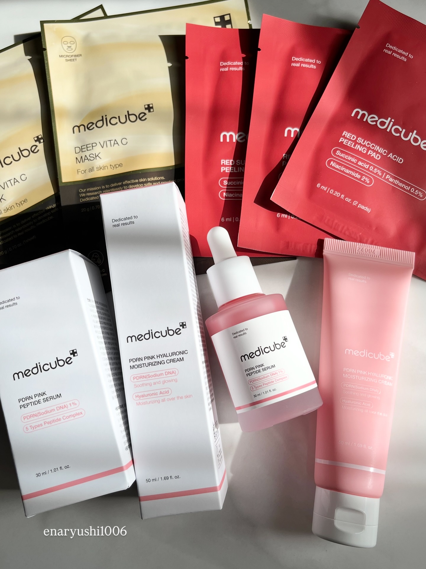 PDRN ピンク ヒアルロニック 水分クリーム/MEDICUBE/フェイスクリームを使ったクチコミ（1枚目）